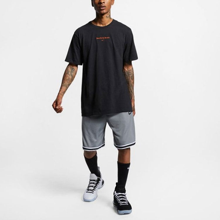 Nike LeBron James xATOMS Crossover Limited Tiger Head Printing Short Sleeve Black CD0936-010 - 5