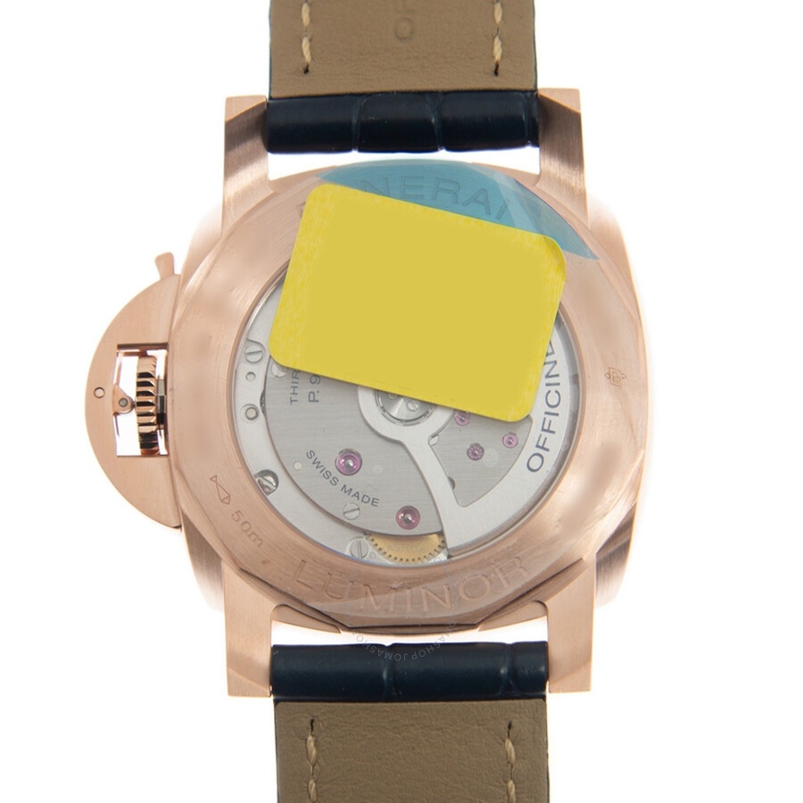 Panerai Luminor Marina Goldtech Automatic Blue Dial Men's Watch PAM01112 - 3