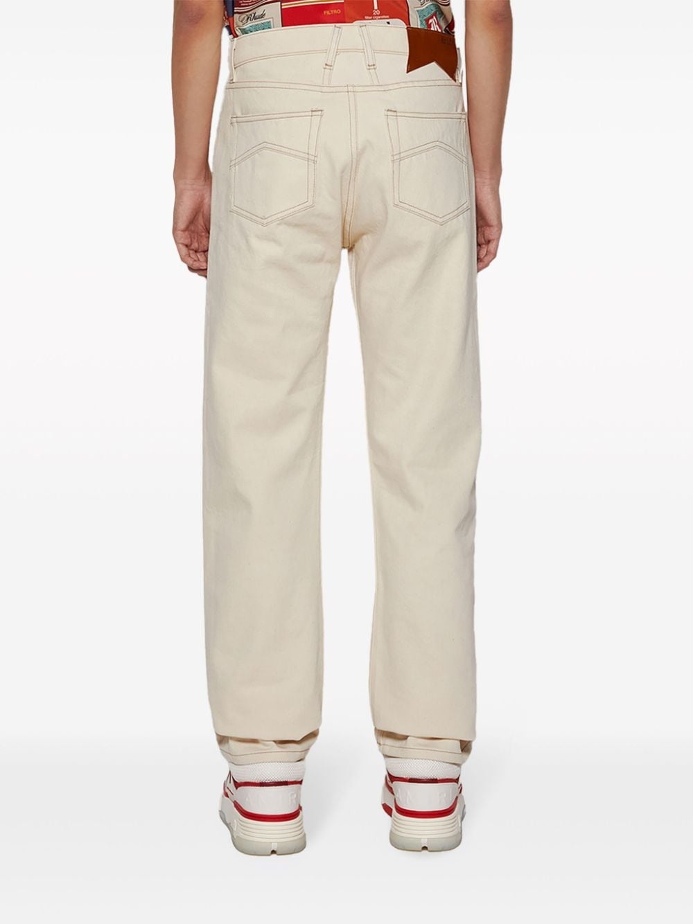90s straight-leg jeans - 5