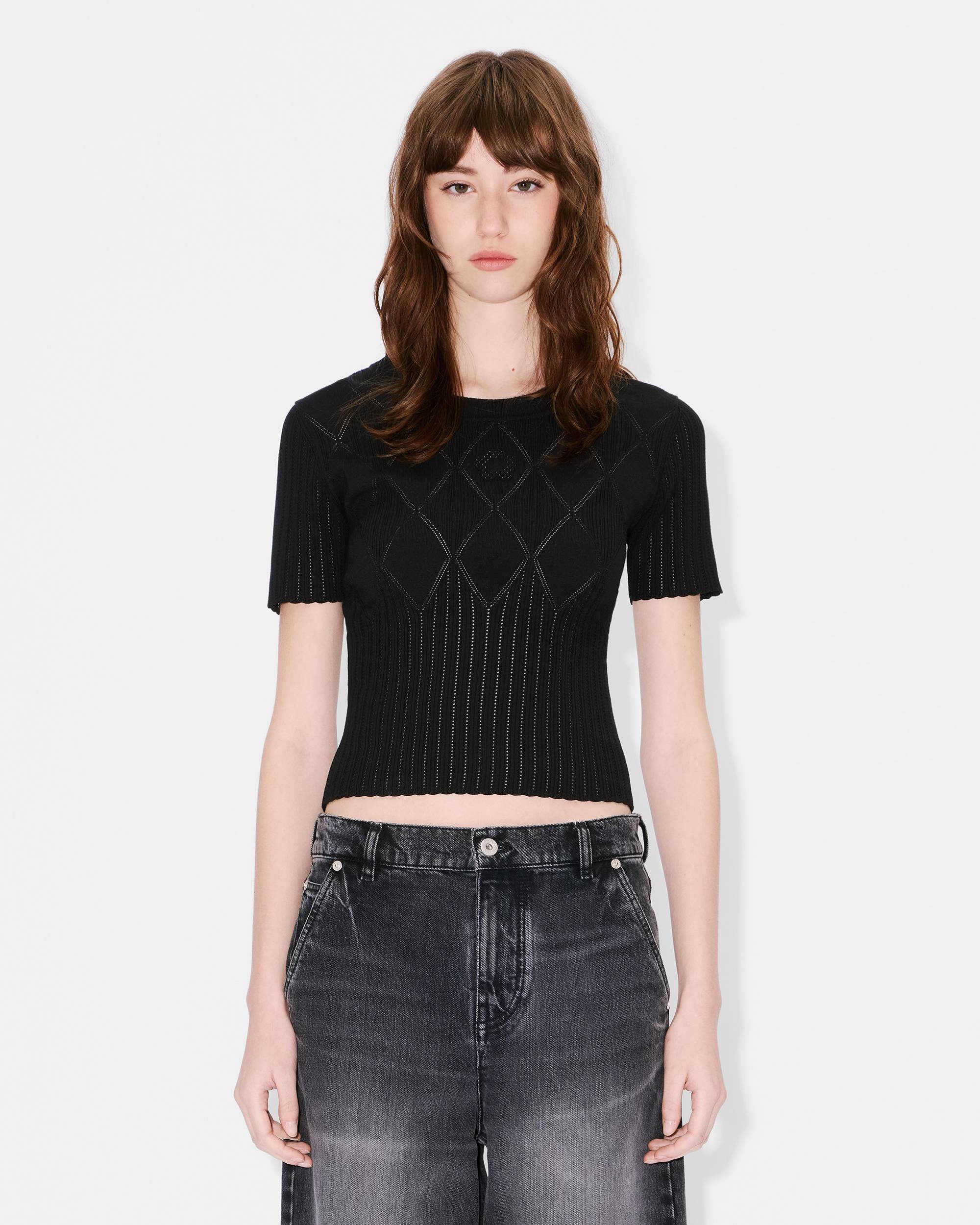 Short sleeve knit top - 3