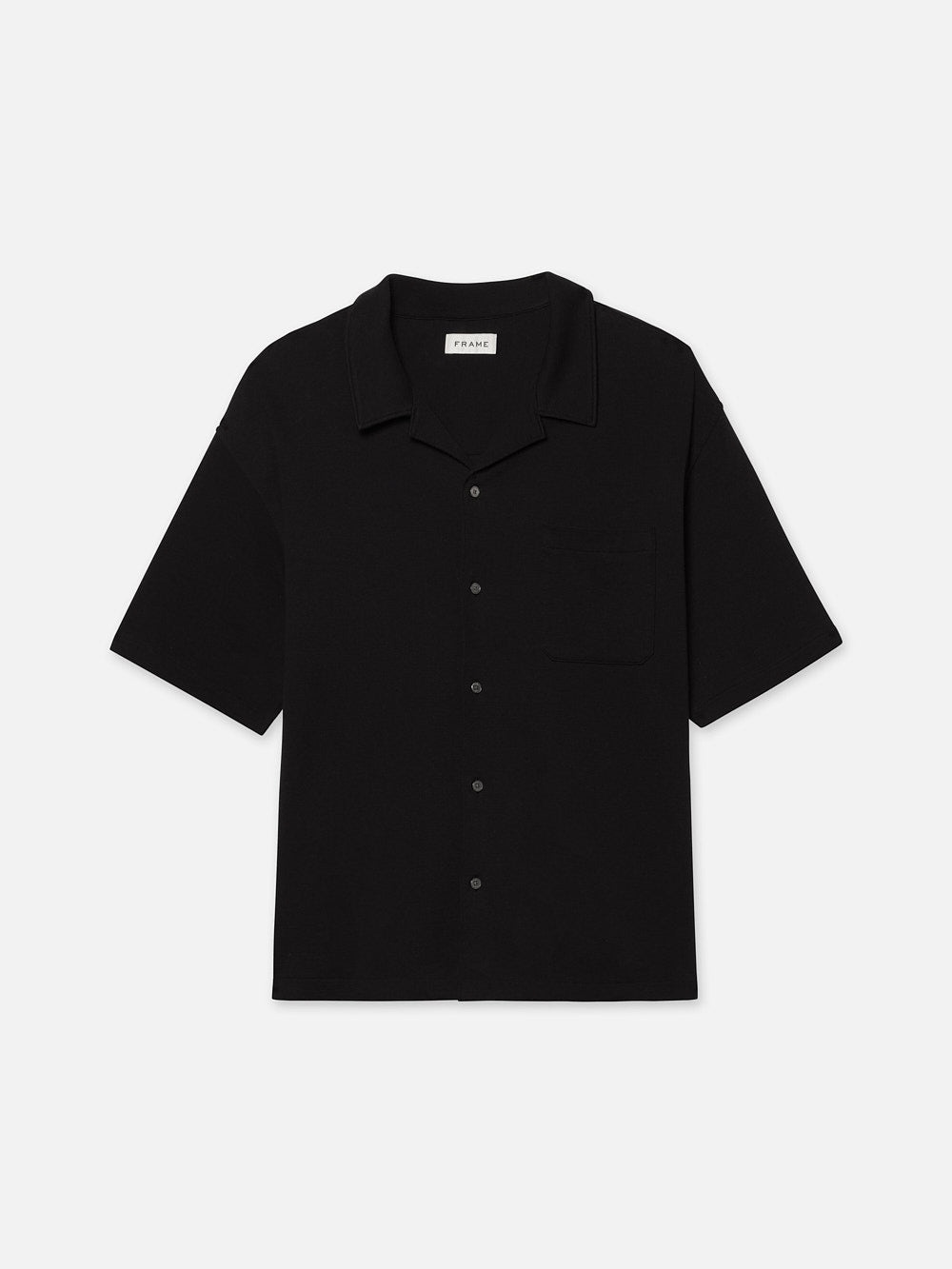 Duo Fold Relaxed Shirt in Black - 1