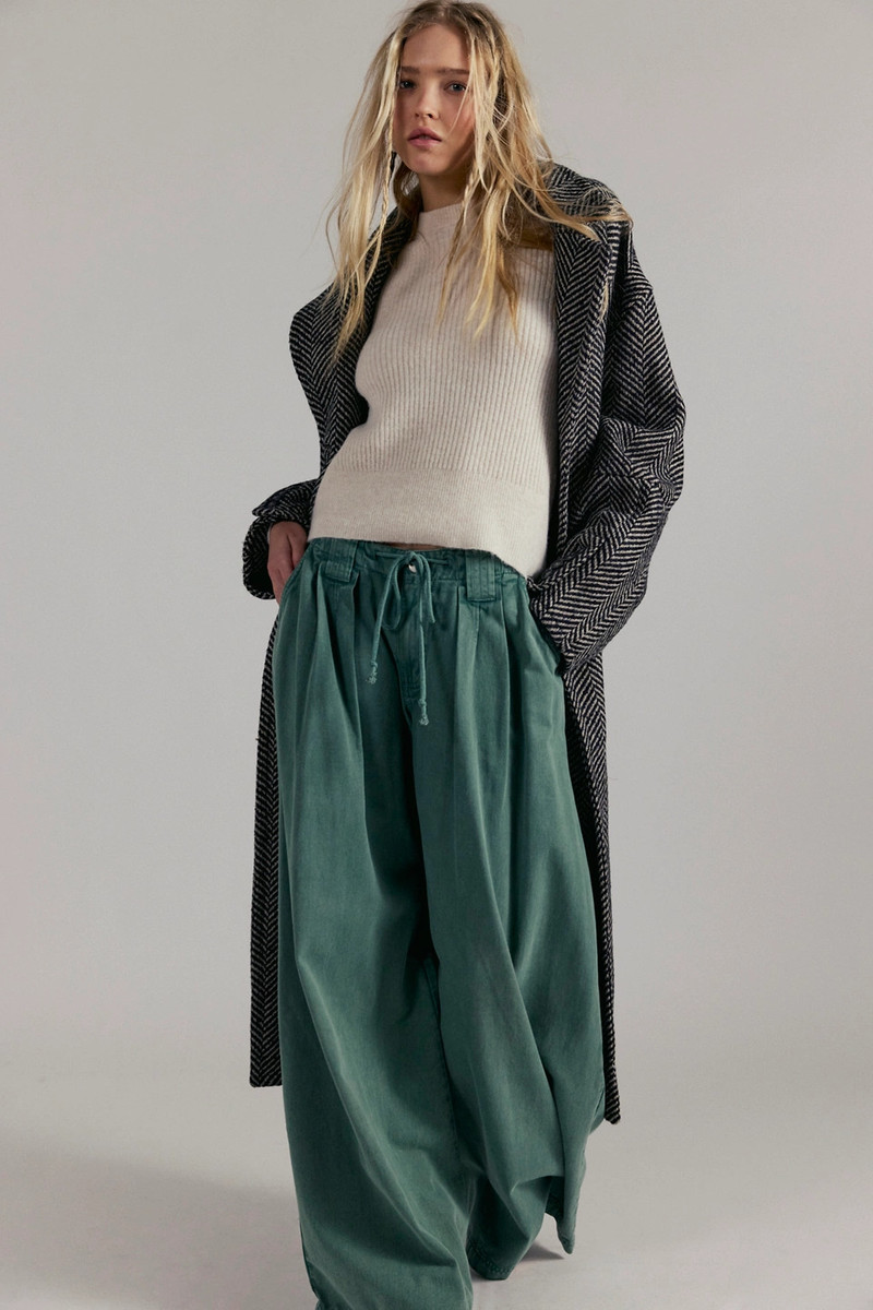 Julien Wide-Leg Chino Trousers 1