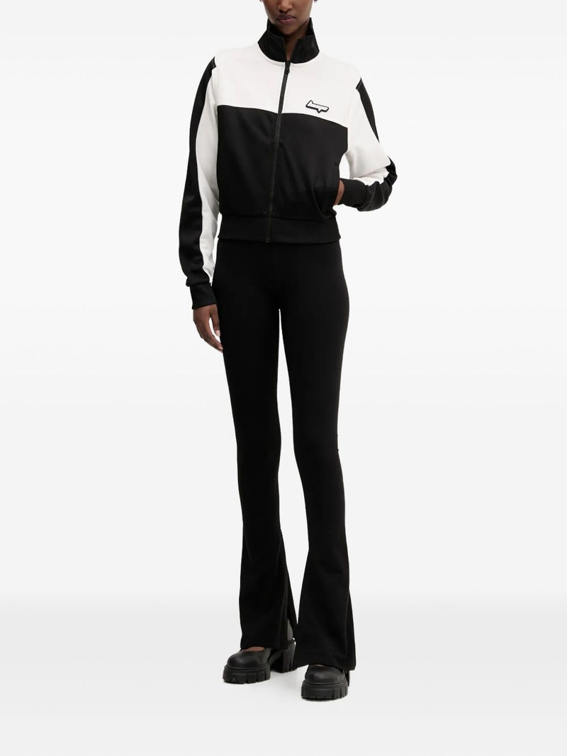 HUGO colour-block zip-up sweatshirt outlook