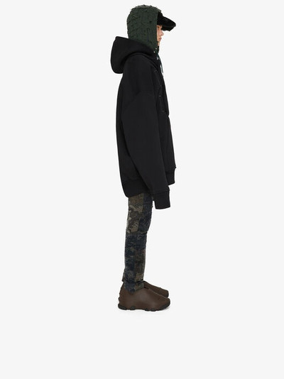 Givenchy OVERSIZED HOODIE WITH GRAPHIC VELCROS outlook