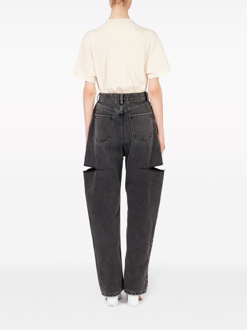 high-rise tapered jeans - 4