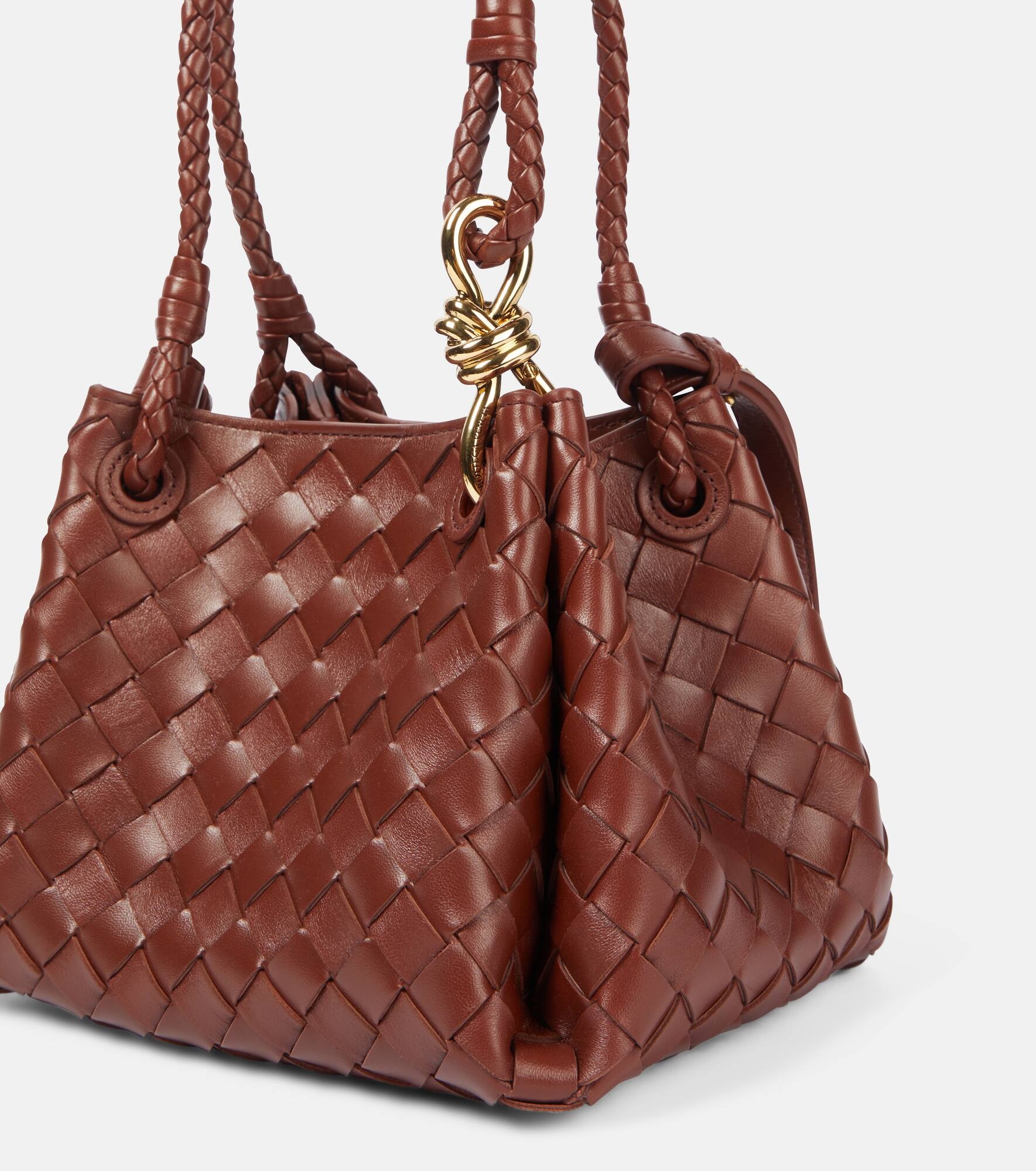 Parachute Small Intrecciato leather tote bag - 6