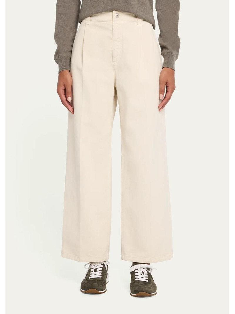 Garment Dye Straight-Leg Ankle Pants 4