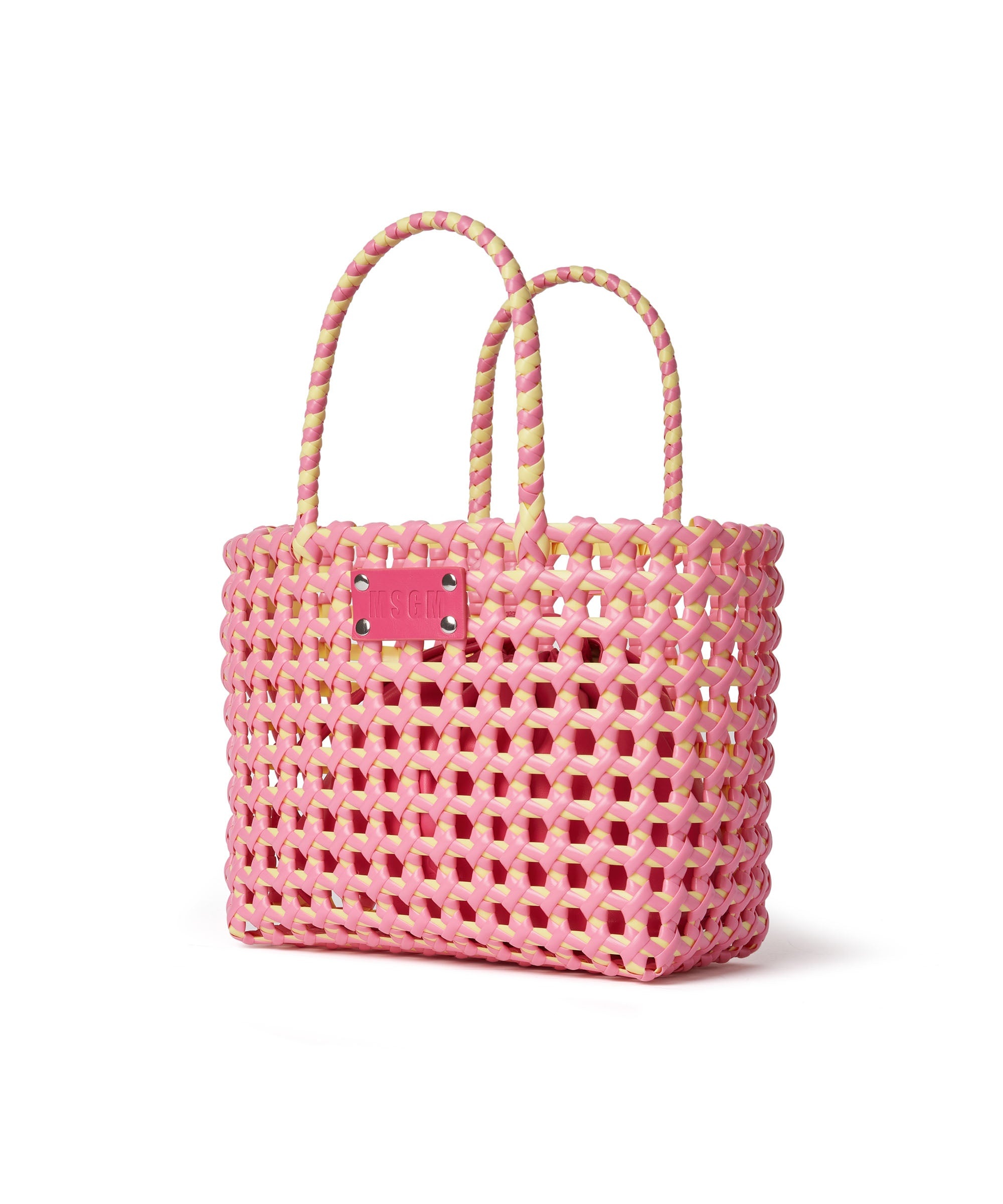 Woven tote bag with logo - 3