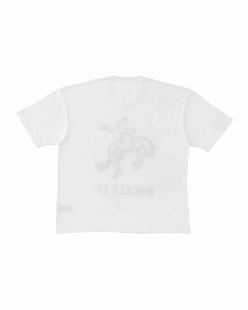 visvim JUMBO TEE S/S BUCKLE UP WHITE | REVERSIBLE