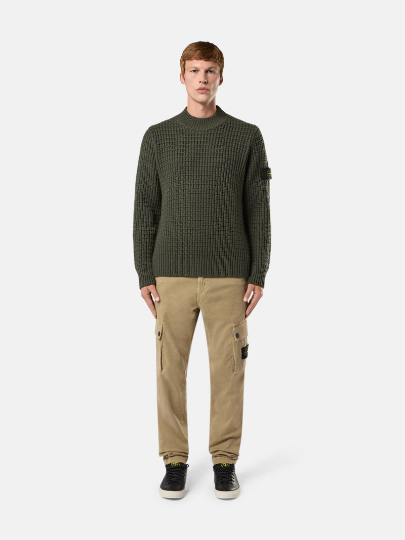 Stone Island 303L1 STRETCH BROKEN TWILL ORGANIC COTTON 'OLD' EFFECT outlook