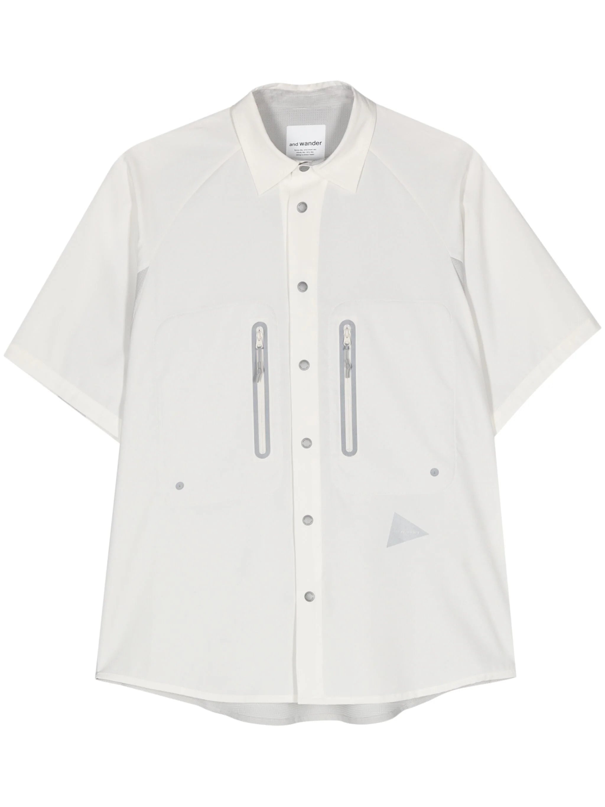RIPSTOP-DETAIL SHORT-SLEEVE SHIRT - 1
