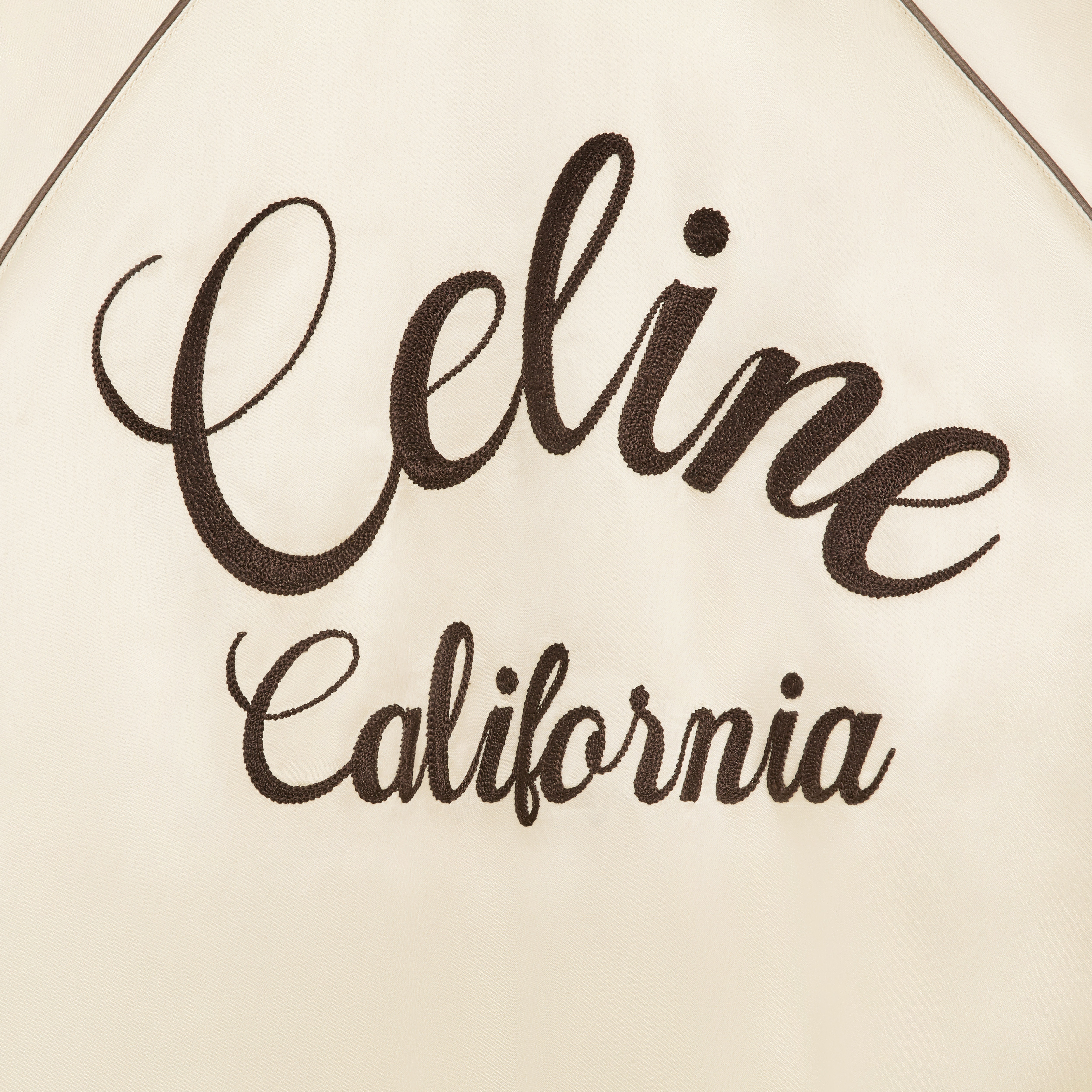 Celine souvenir Teddy jacket in flowing satin