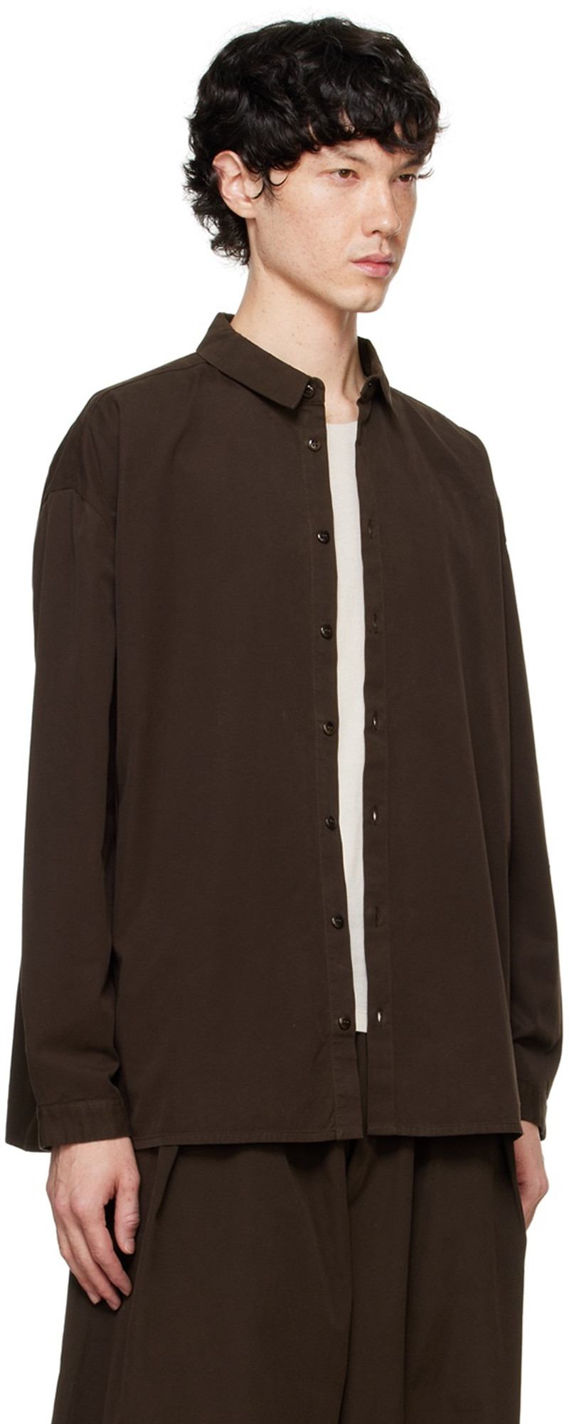 Toogood Brown 'The Draughtsman' Shirt outlook