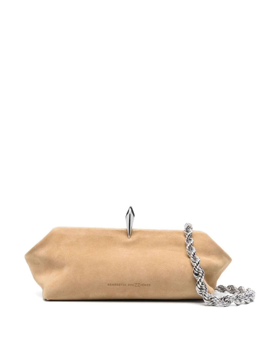 leather clutch bag - 1