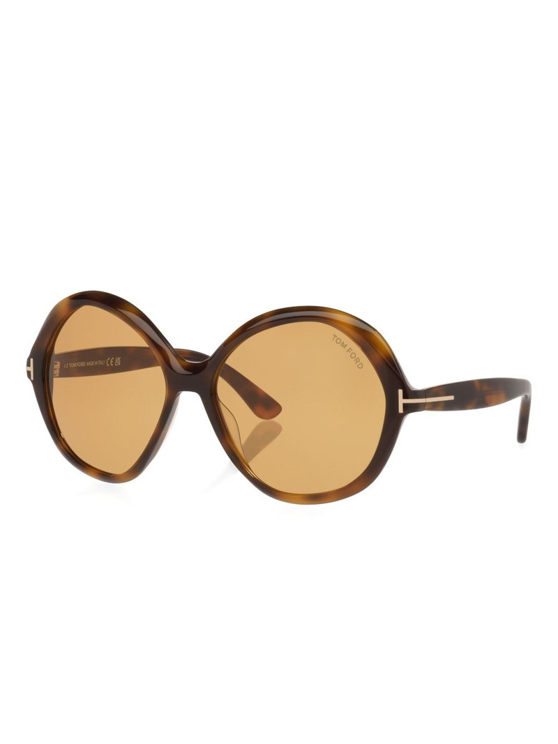 TOM FORD Annabelle round sunglasses outlook