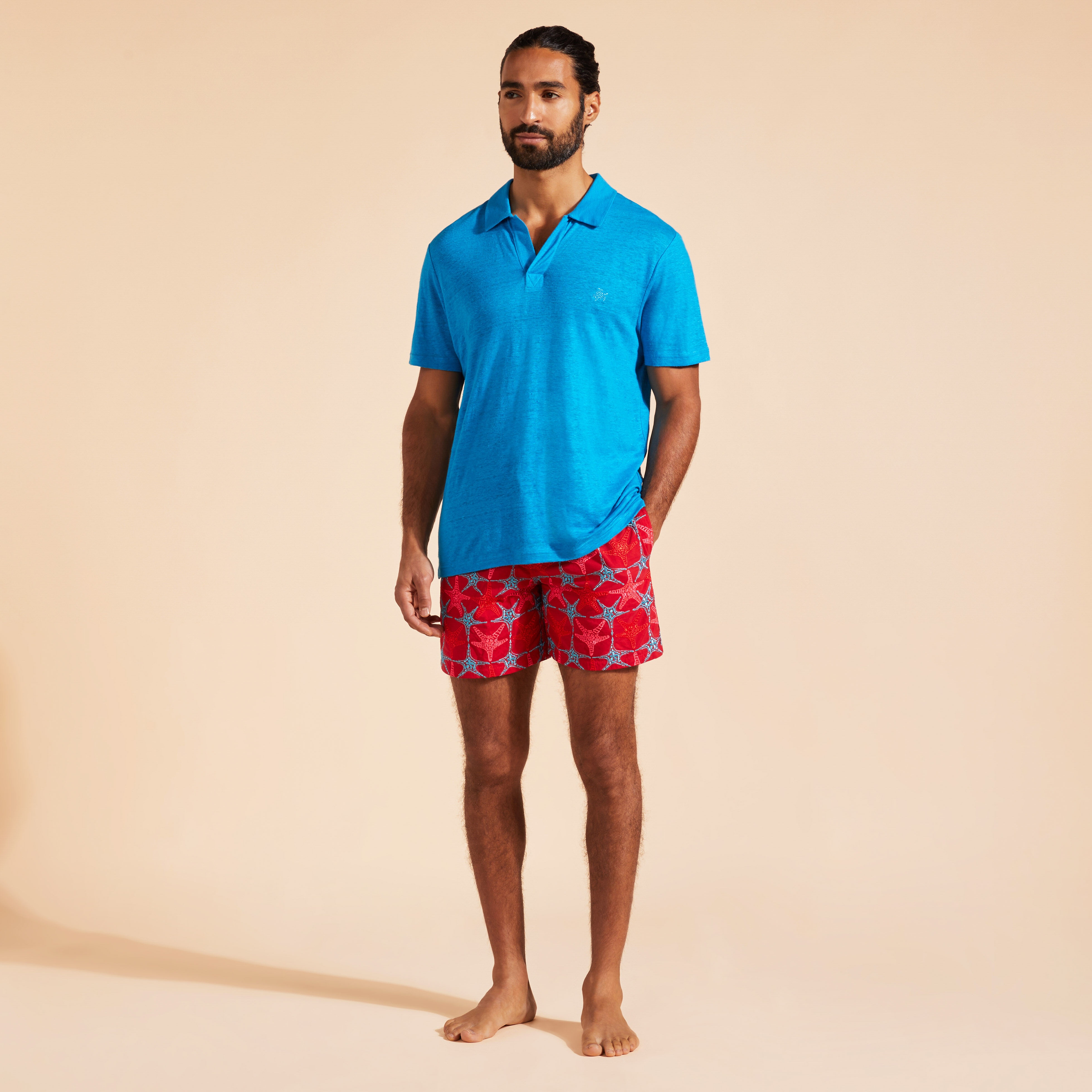Men Swim Shorts Embroidered Stars - Limited Edition - 5