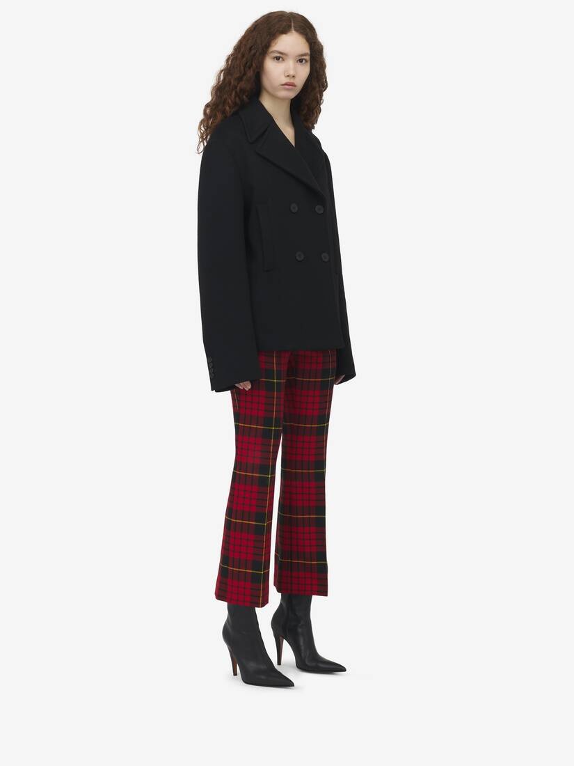 Wool Felt Peacoat - 4