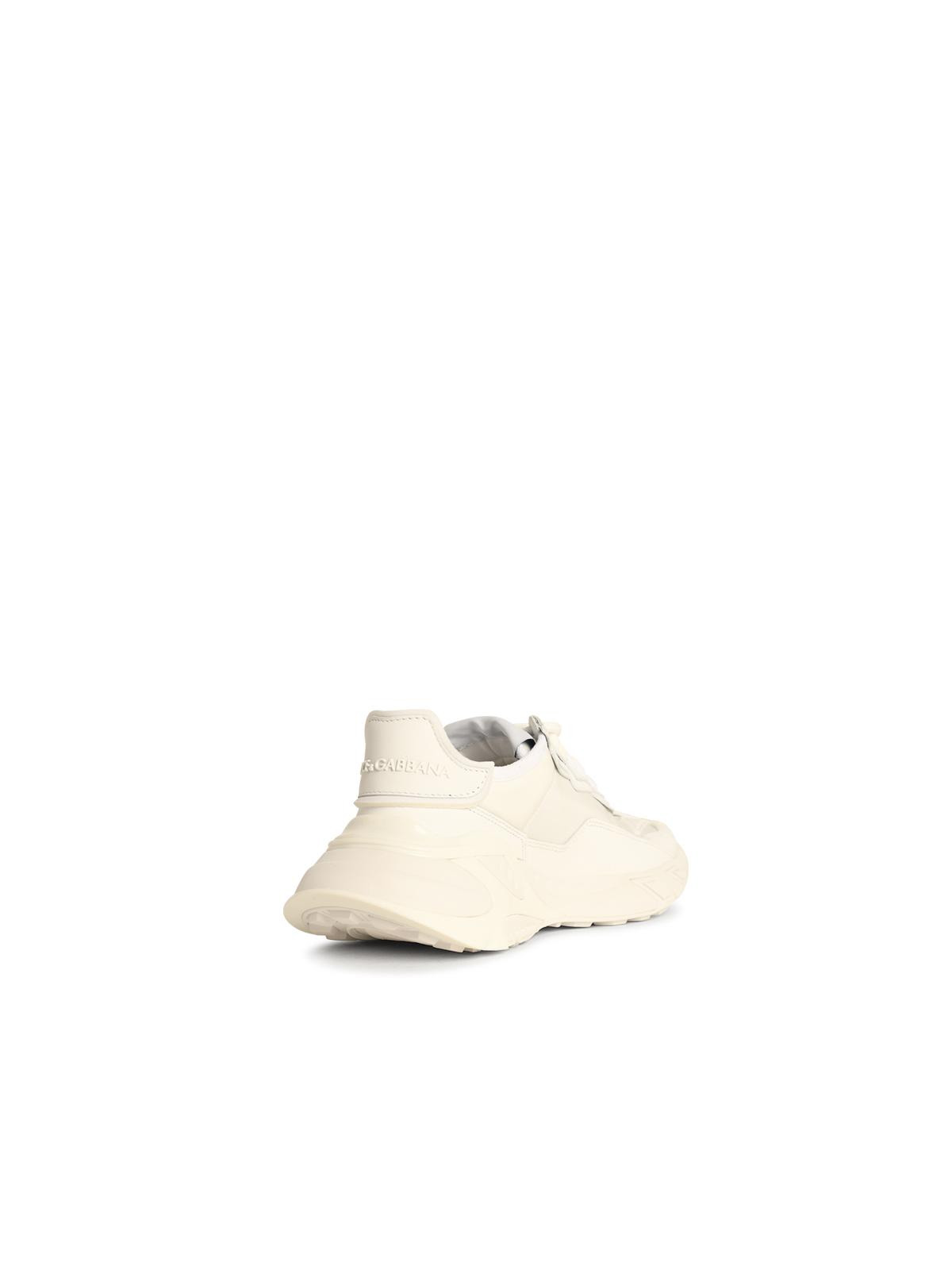 Dolce & Gabbana 'Daymaster' White Leather Blend Sneakers Women - 3