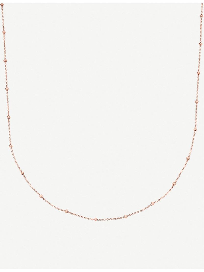 18ct rose-gold vermeil chain necklace 1
