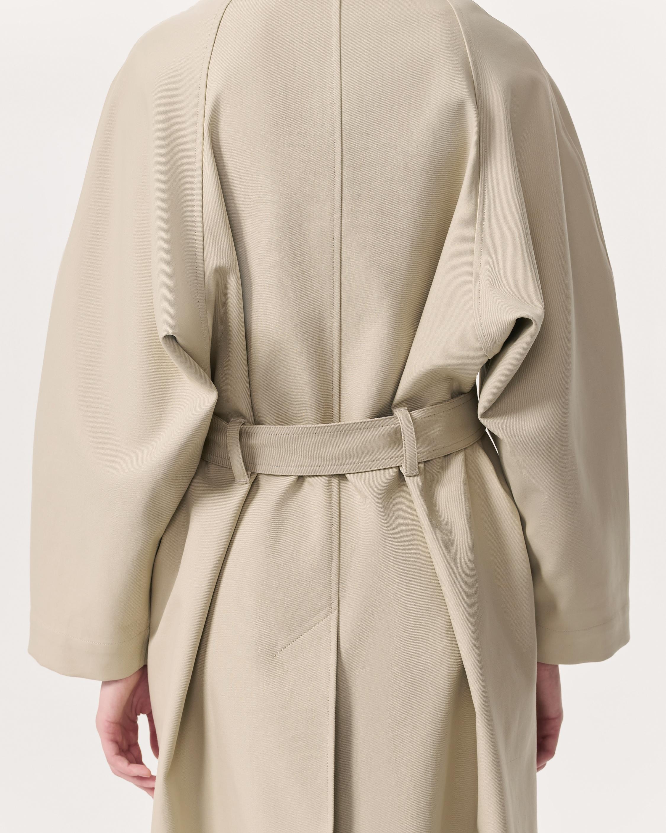 Henrietta Oversized Italian Cotton Trench Coat - 6