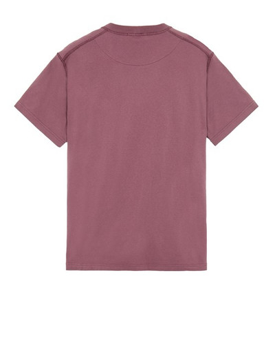 Stone Island 23757 GARMENT-DYED COTTON JERSEY 'FISSATO' TREATMENT DARK BURGUNDY outlook