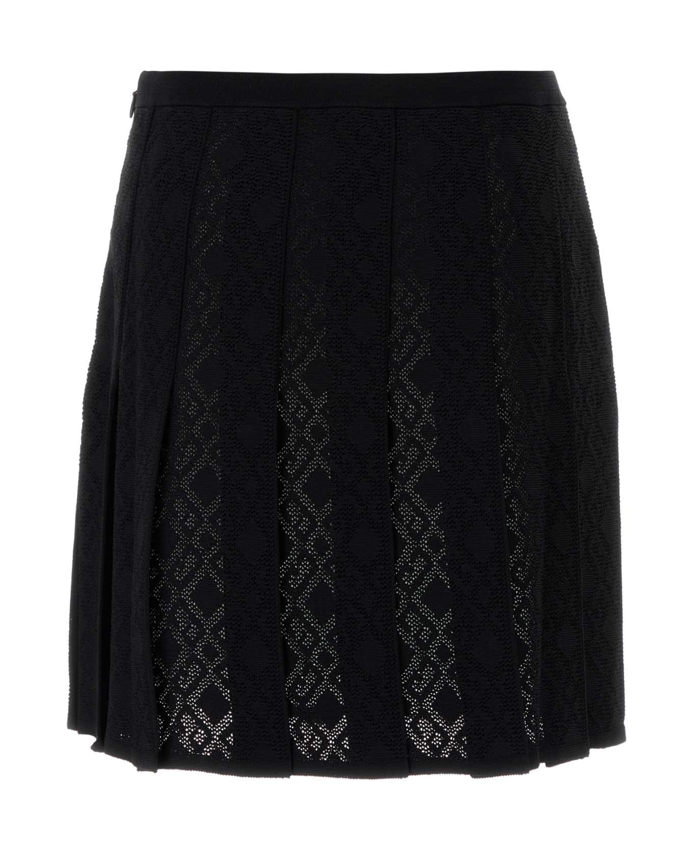 Givenchy Black Viscose Blend Skirt | italist | REVERSIBLE