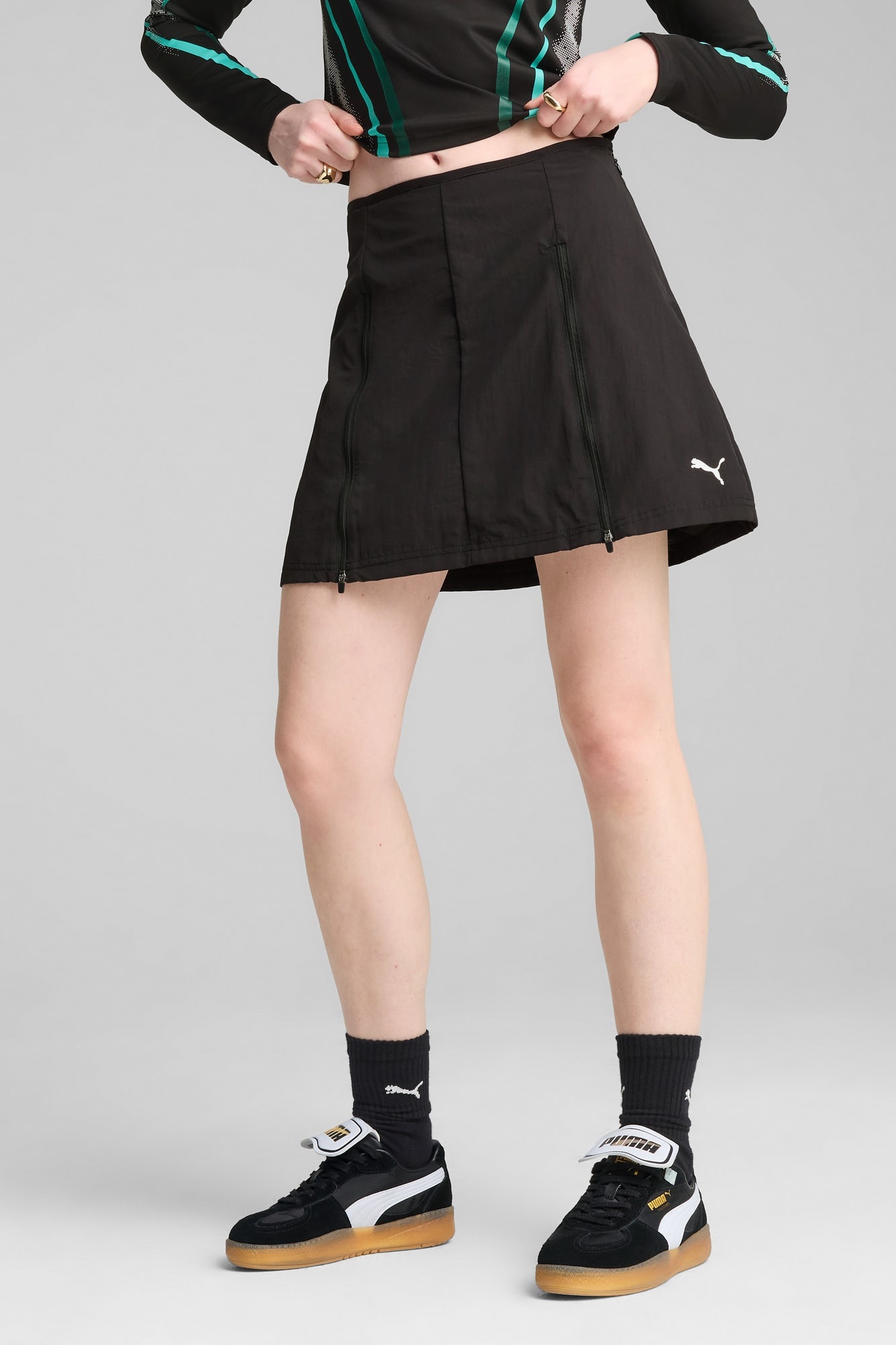 DARE TO Women's Zip-Off Woven Skirt - 3