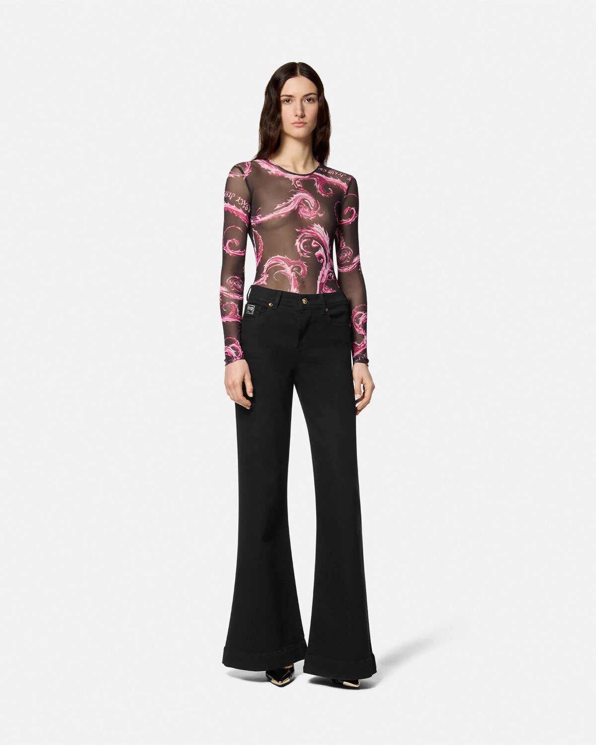 Embellished Flared Jeans - 2