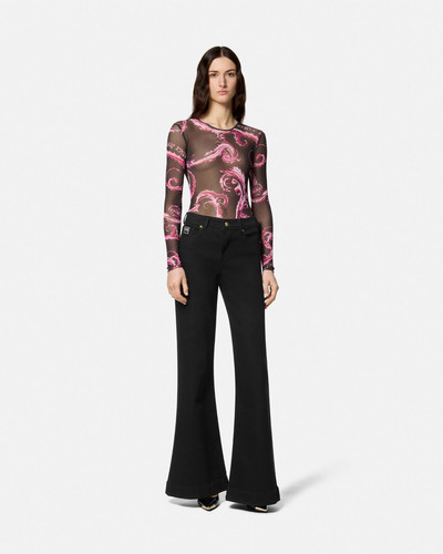 VERSACE JEANS COUTURE Embellished Flared Jeans outlook