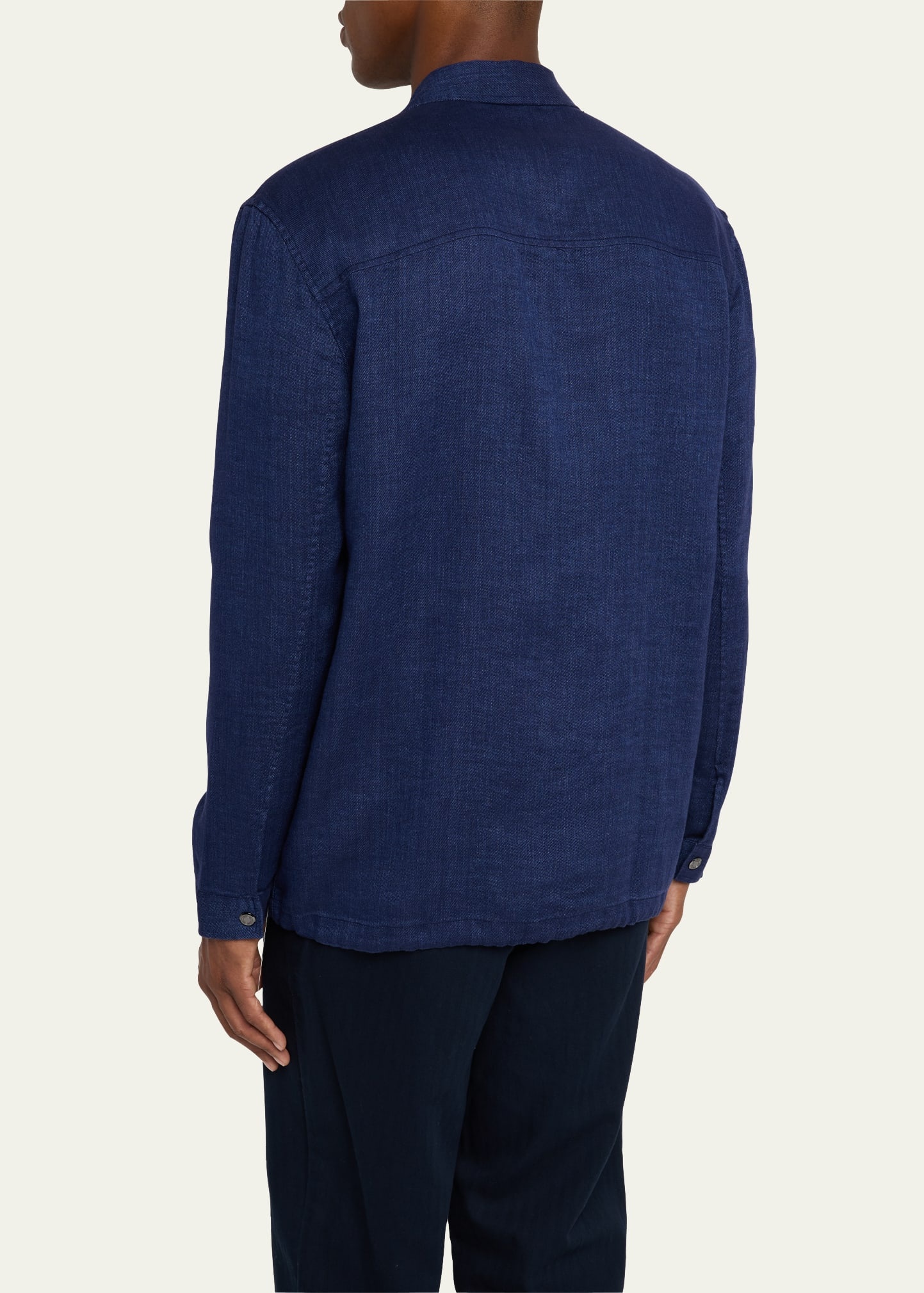 Men's Diego Linen Coach Overshirt - 3