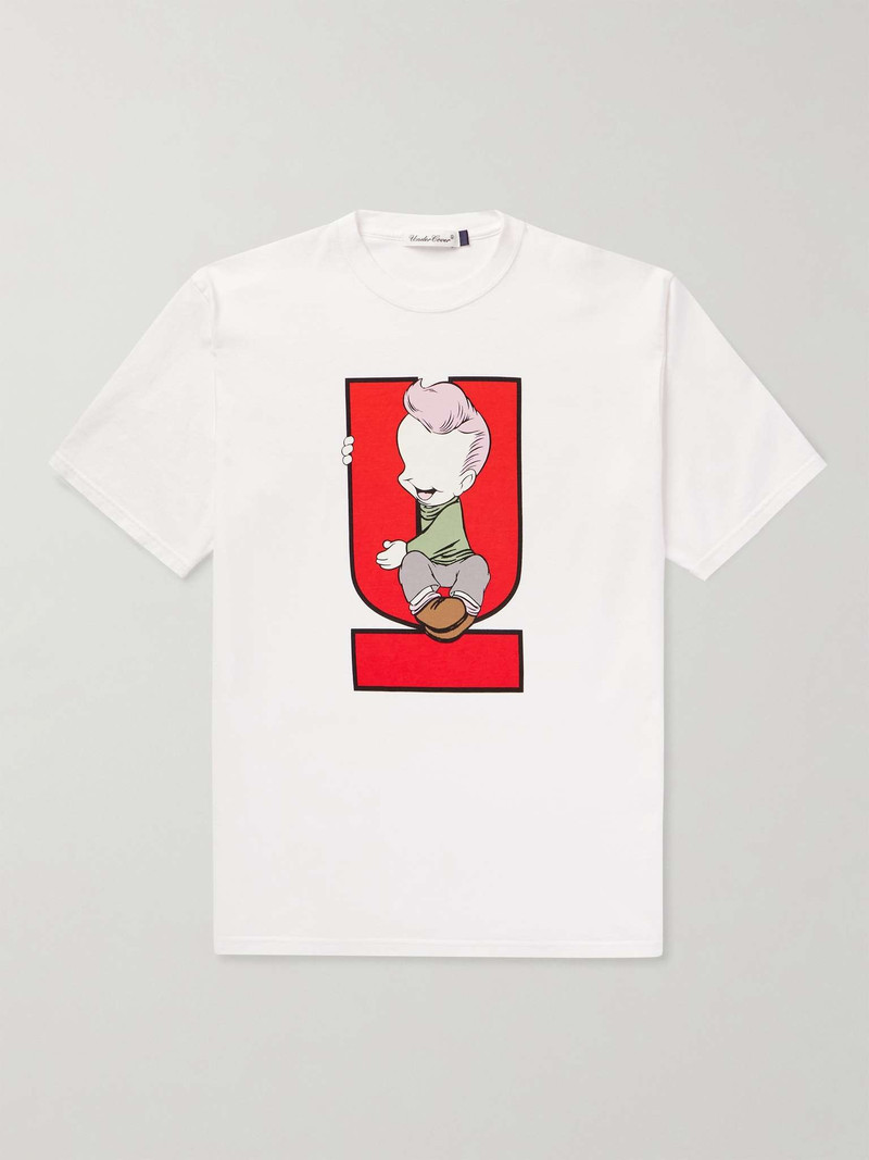 Printed Cotton-Jersey T-Shirt 1