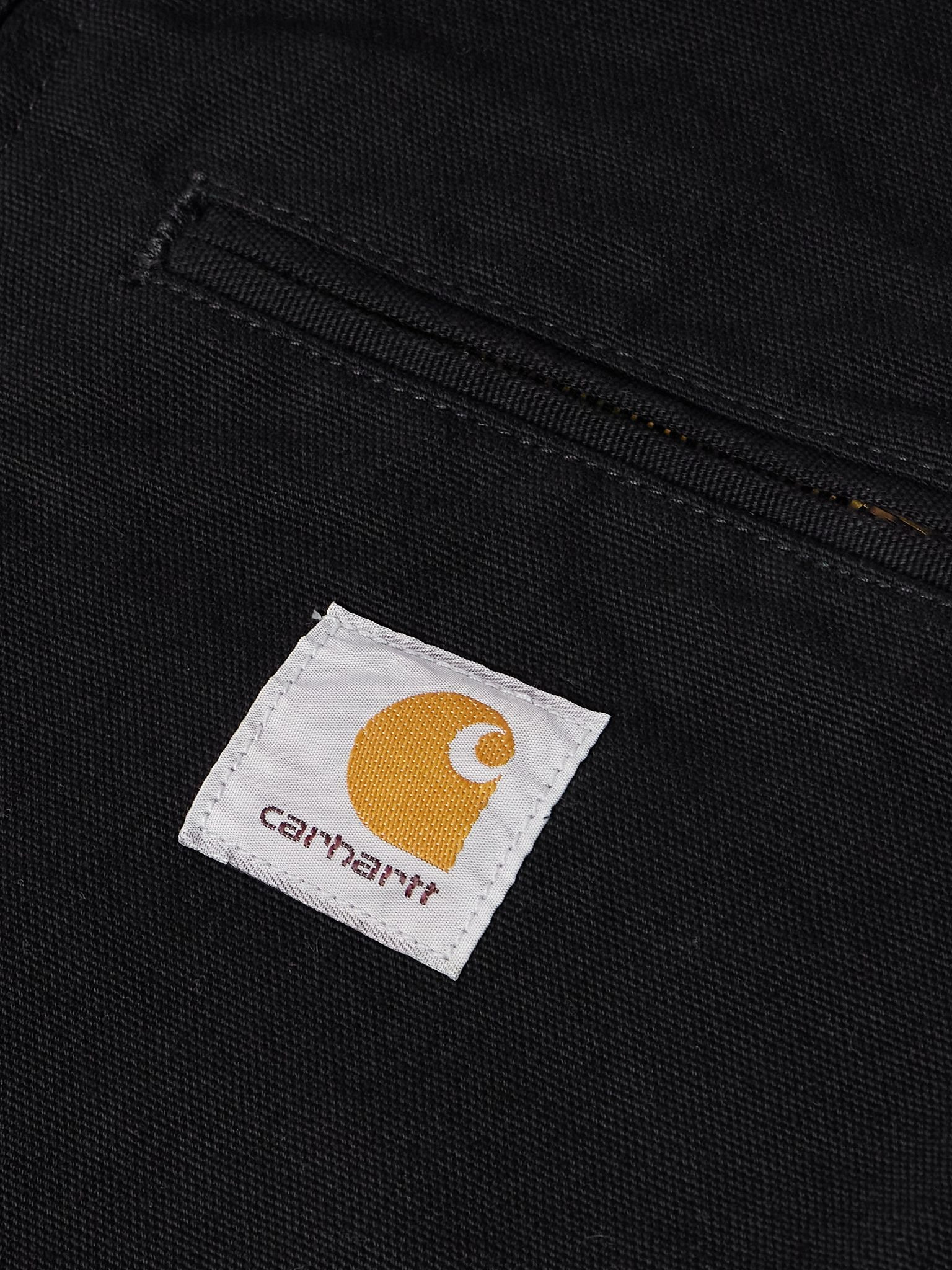 Detroit Corduroy-Trimmed Organic Cotton-Canvas Jacket Black - 5