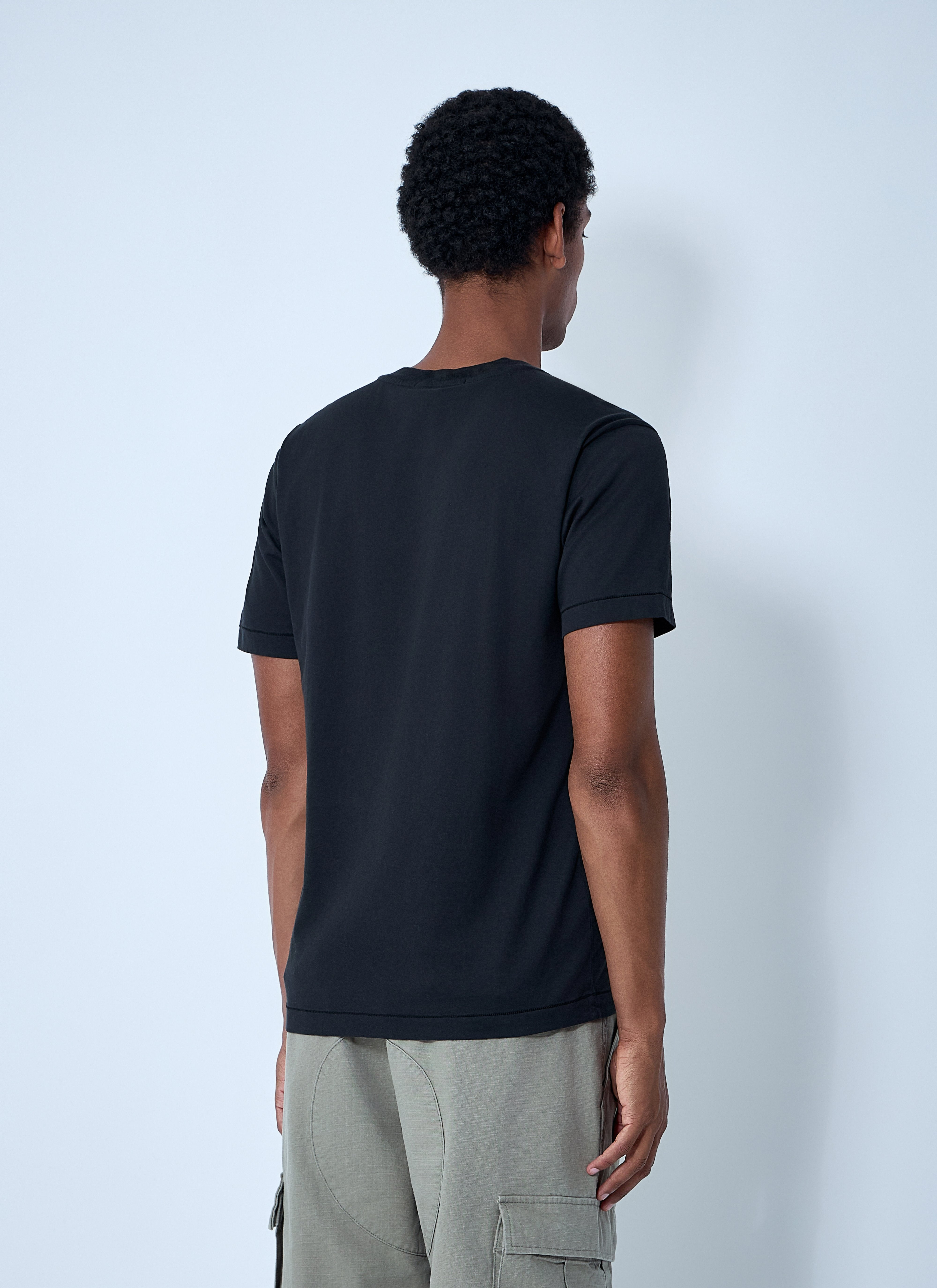 Stone Island Men Logo Motif T-Shirt - 4