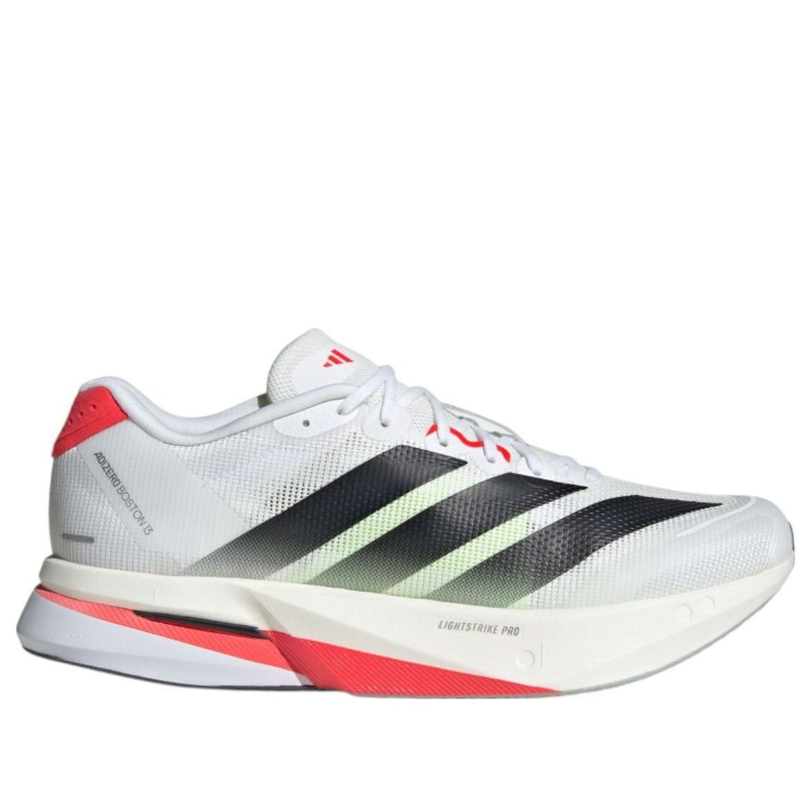adidas Adizero Boston 13 'White Black Lucid Red' JS4932 - 2