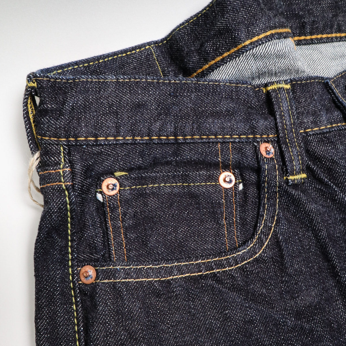 1101XXW Straight Selvedge Denim 15.5oz One Wash Indigo - 6