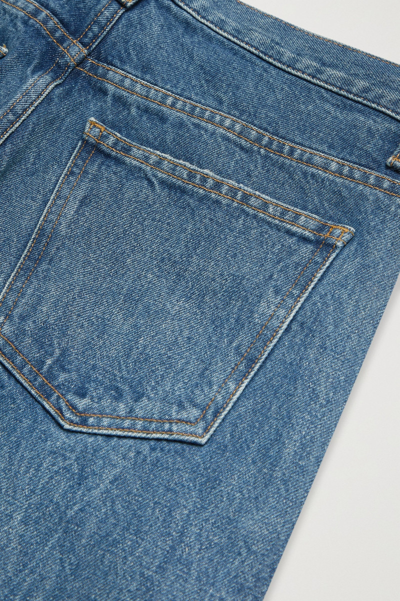 Kerrie frayed mid-rise straight-leg jeans 5