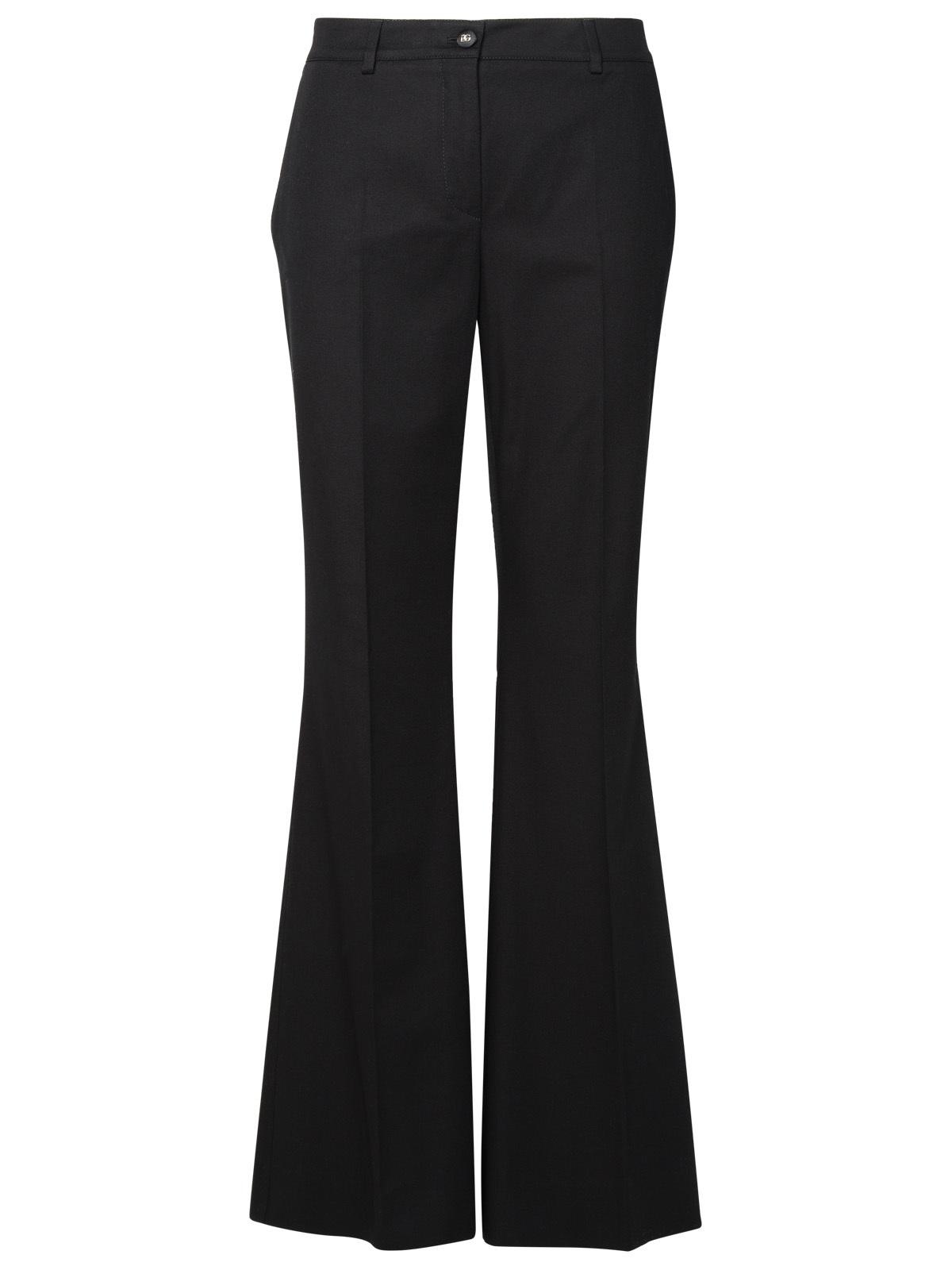 Dolce & Gabbana Black Cotton Trousers - 1