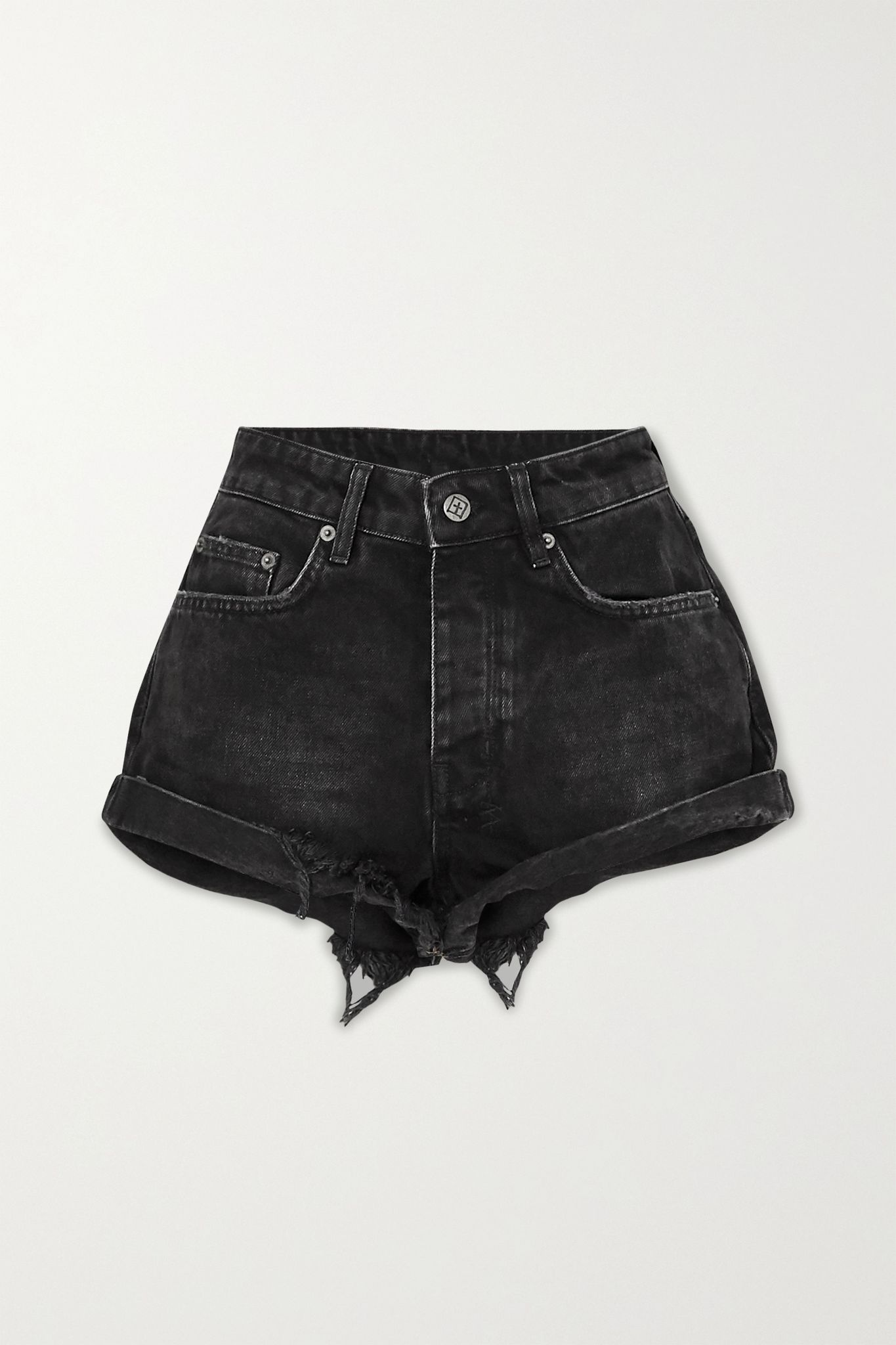 Rolling Out distressed denim shorts - 1