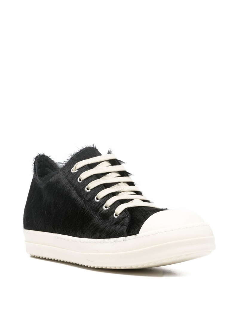 Rick Owens fur low sneakers outlook