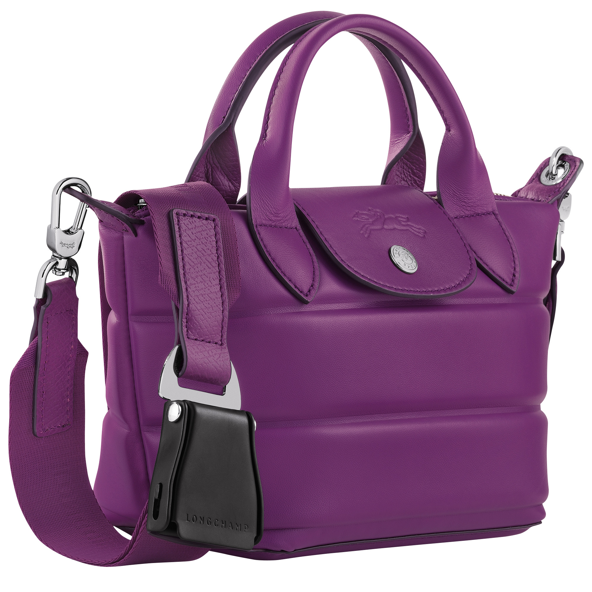 Le Pliage Xtra XS Handbag Violet - Leather - 3