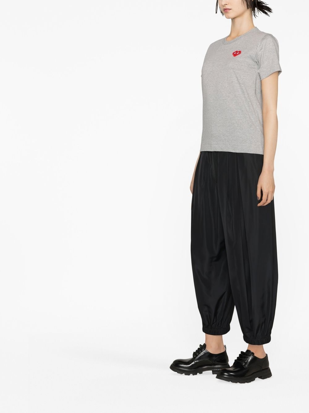 logo-print cotton T-shirt - 3