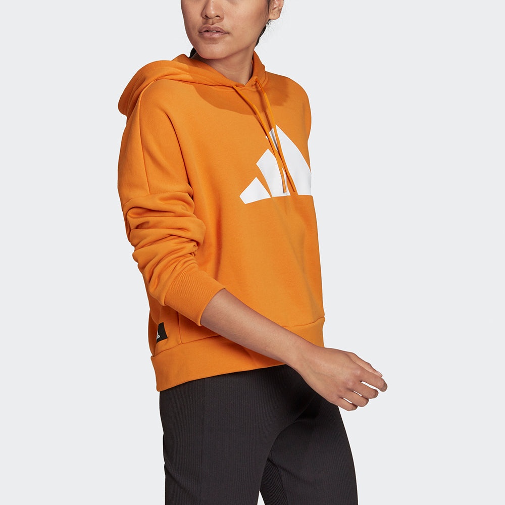 (WMNS) adidas FUTURE ICONS Hoodie 'Orange' H57341 - 4