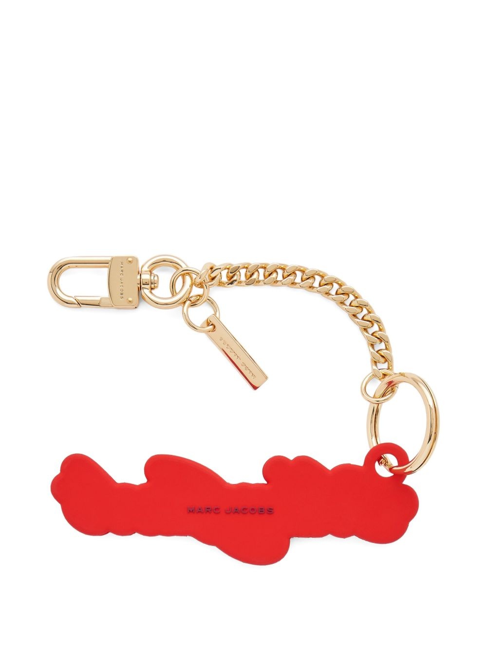 The Cursive Logo bag charm - 2