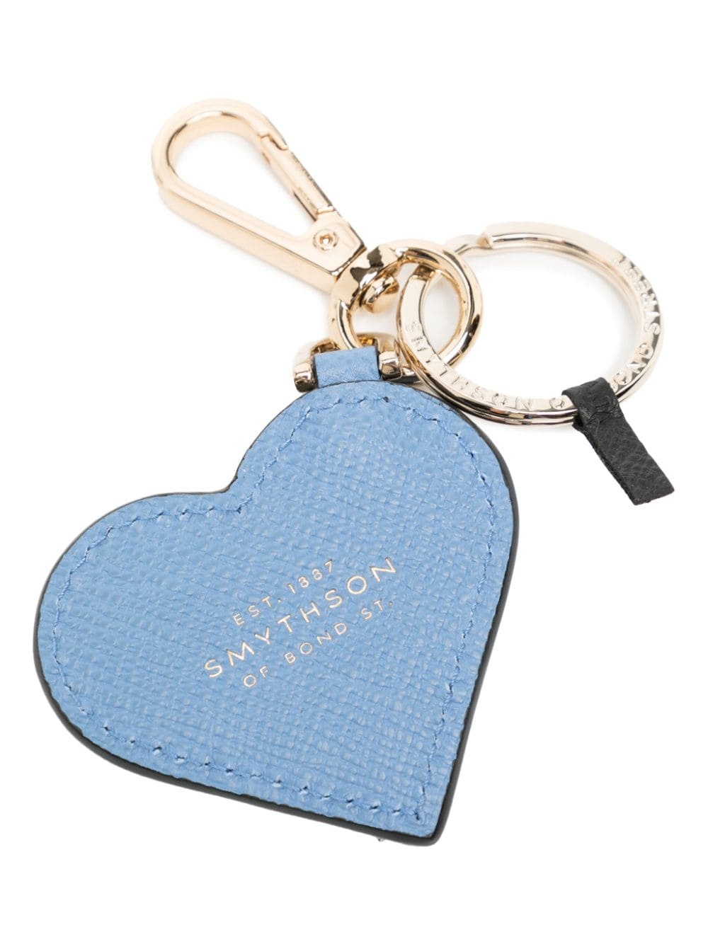 Heart leather keyring - 2