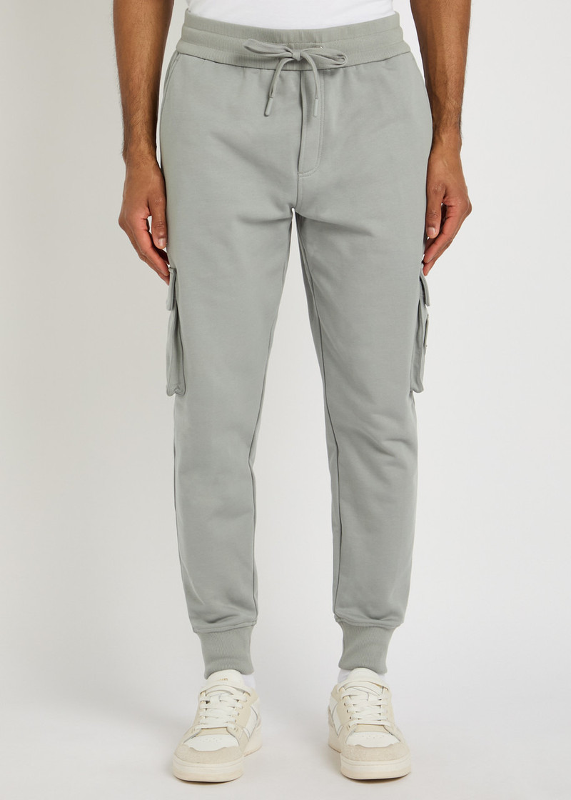 MOOSE KNUCKLES Moose Knuckles Hartsfield Tapered-leg Cotton Cargo Sweatpants outlook