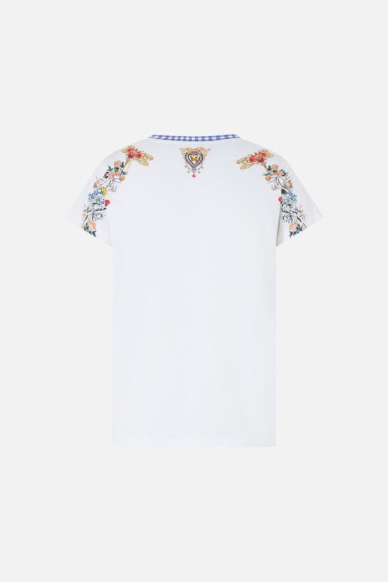 CAMILLA SLIM FIT ROUND NECK T-SHIRT outlook