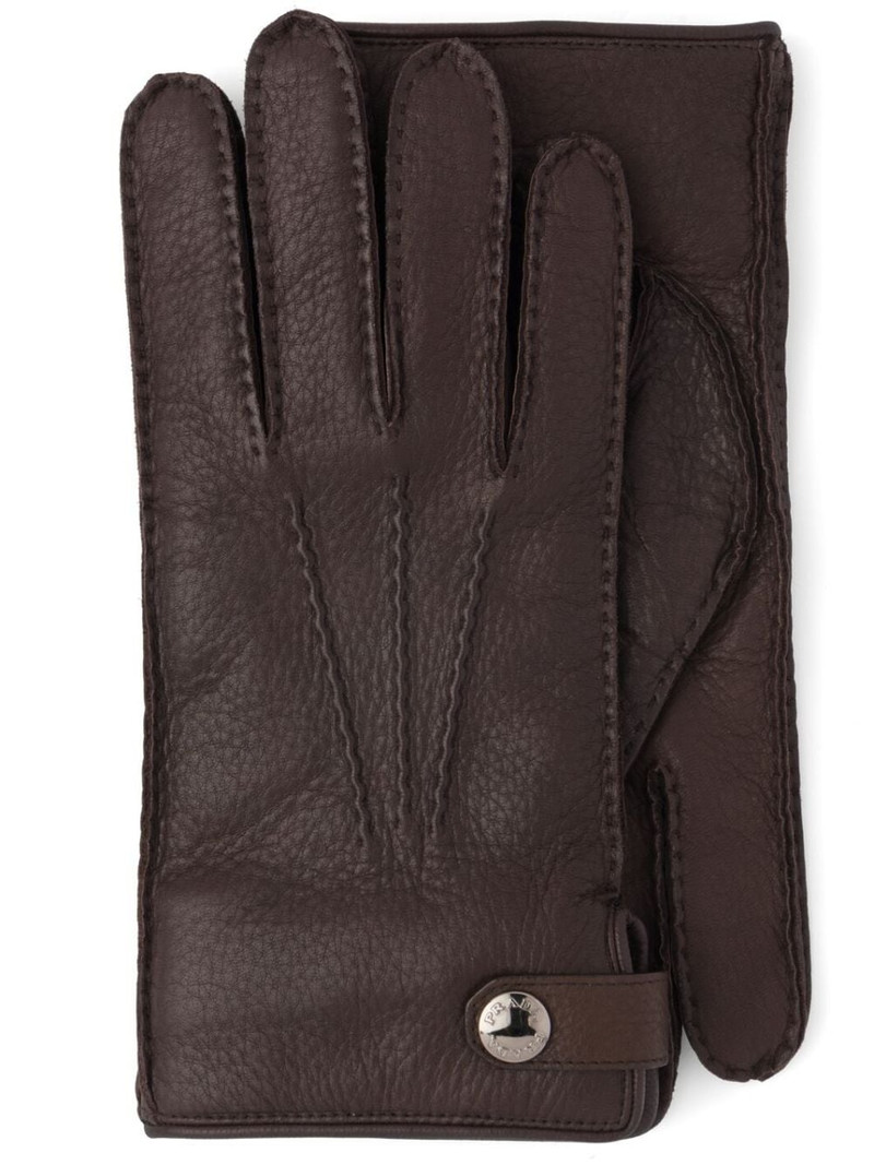 press-stud leather gloves 1