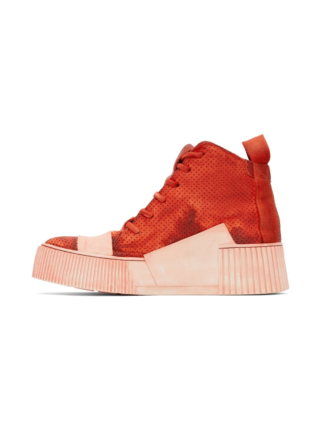SSENSE Exclusive Red Bamba 1.1 Sneakers - 3