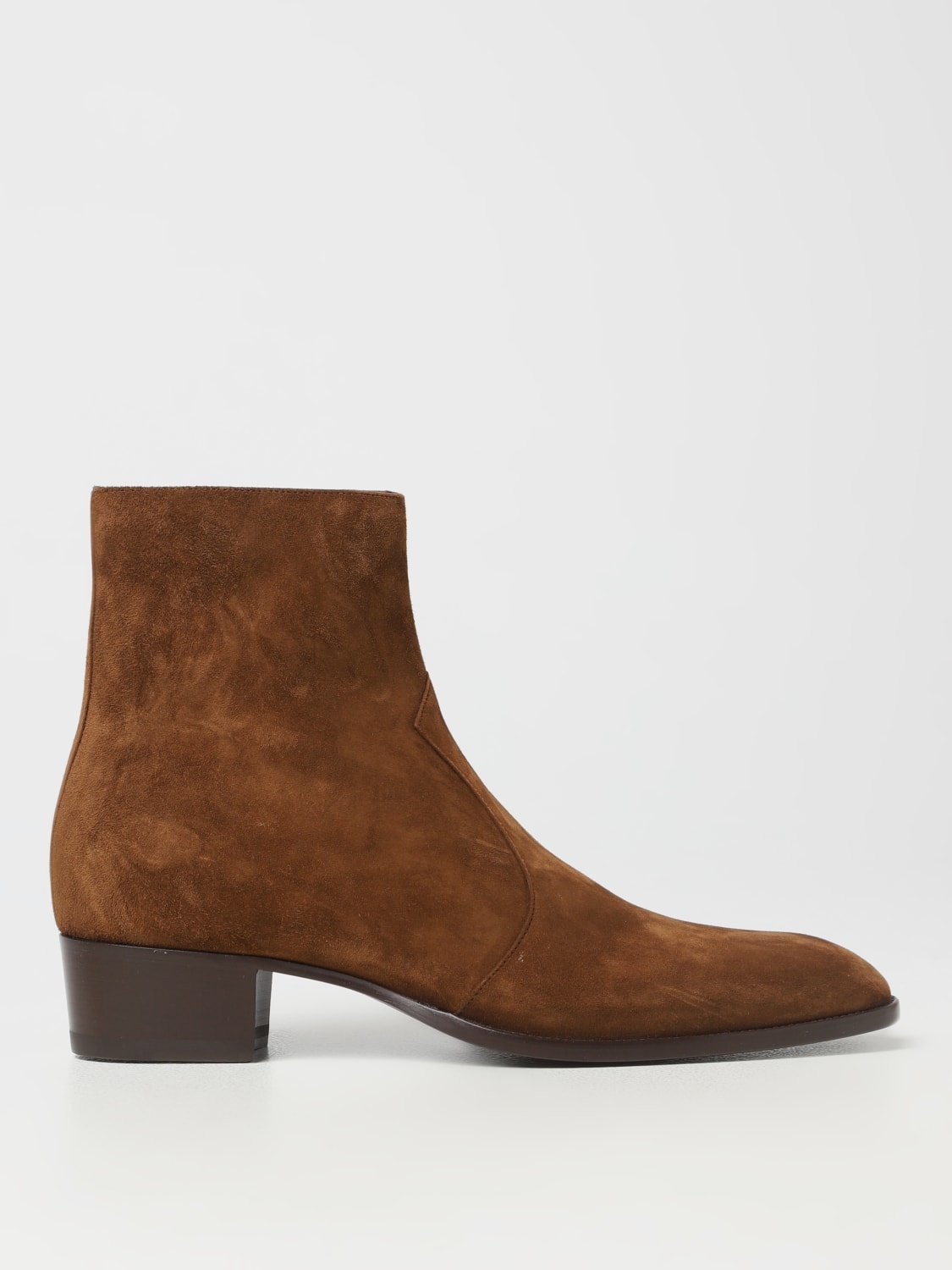 Saint Laurent Wyatt suede ankle boots - 1