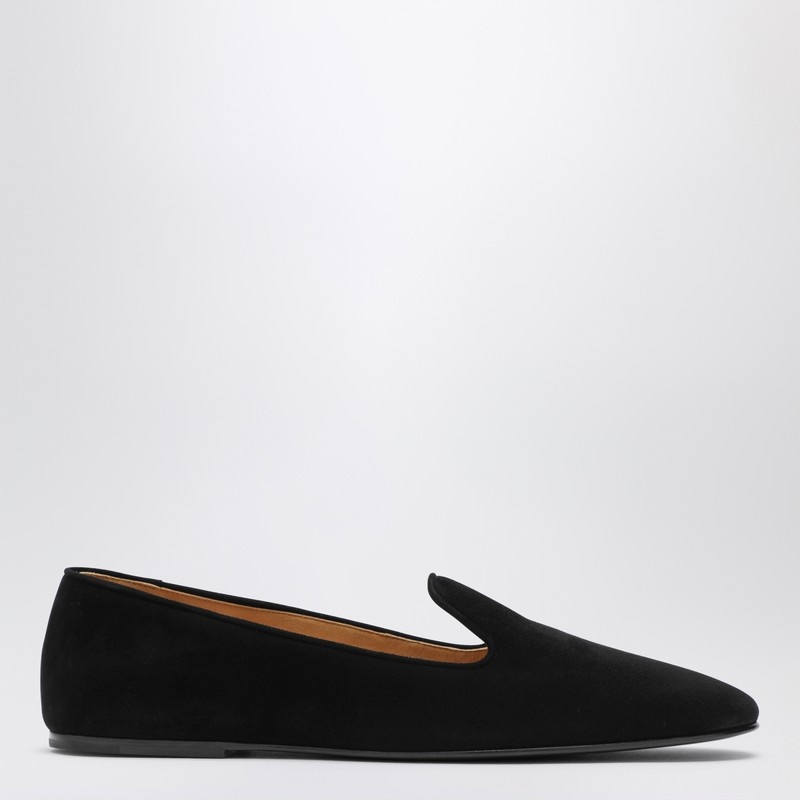 Lippi black suede loafer - 1